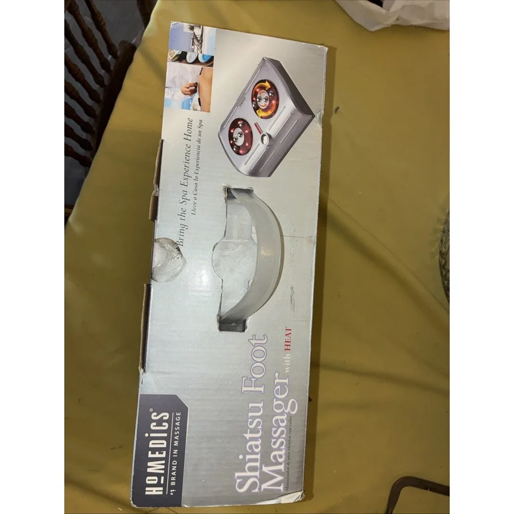 HOMEDICS Foot Pleaser Massage Ultra Infrared Heat Deep Kneading. In box. Tested.